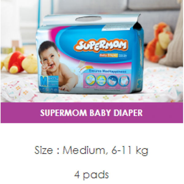 Supermom Baby diaper M  [6-11] 